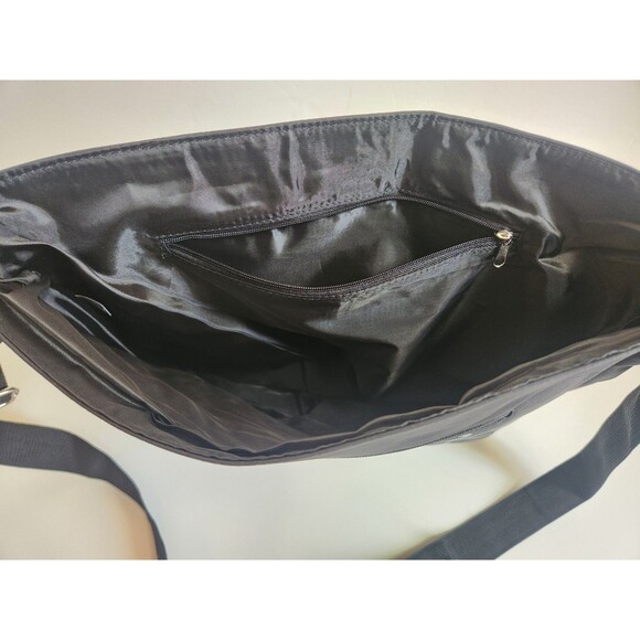 NEW Y2K Ed Hardy Christian Audigier Messenger Crossbody Bag Black Skulls VINTAGE - Picture 16 of 16